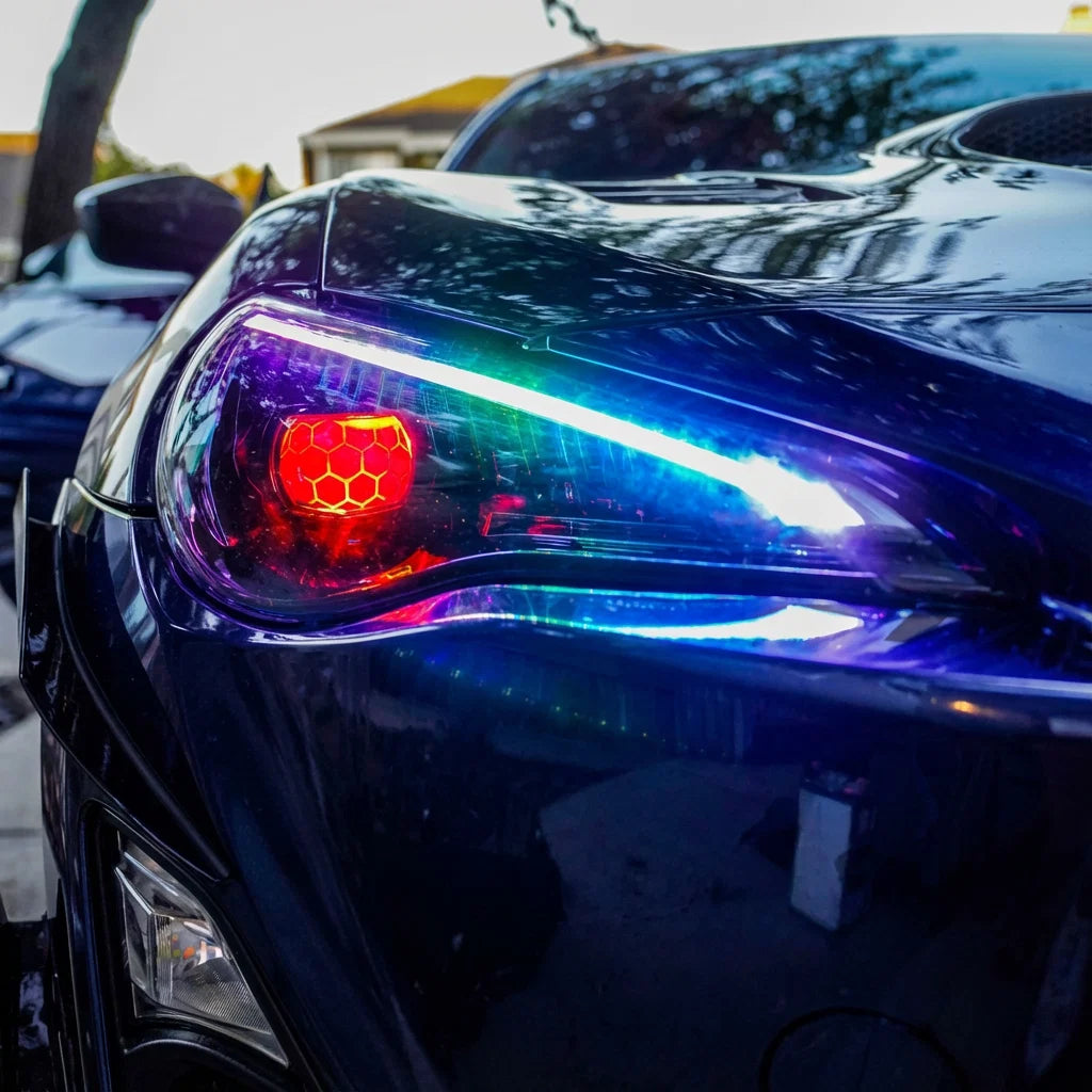 Scion FR-S / Subaru BRZ / Toyota GT86 RGB Honeycomb Headlights