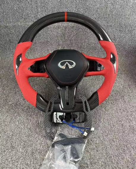 Infiniti Q50 CUSTOM Carbon Fiber Steering Wheel