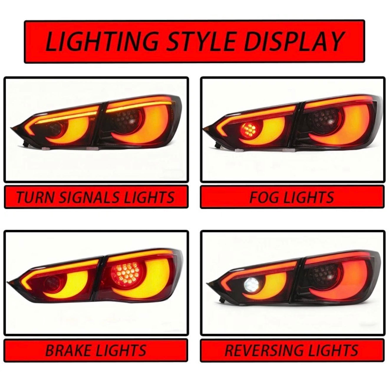 Infiniti Q50 (2014-2017) Clear Taillight