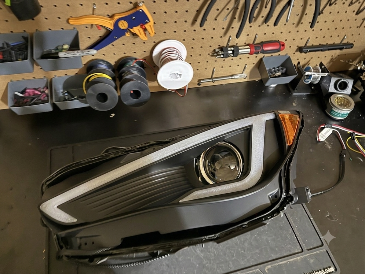 Infiniti Q50, Q60 INSPIRED HEADLIGHTS (2014-2021) - Pure White LED Package