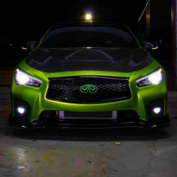 Infiniti Q50 LED Front Bumper Emblem (White/RGB)