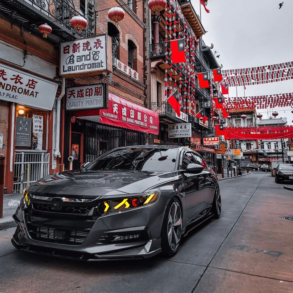 Honda Accord 2018-2022 Devil Eye Full LED Sequential Headlights
