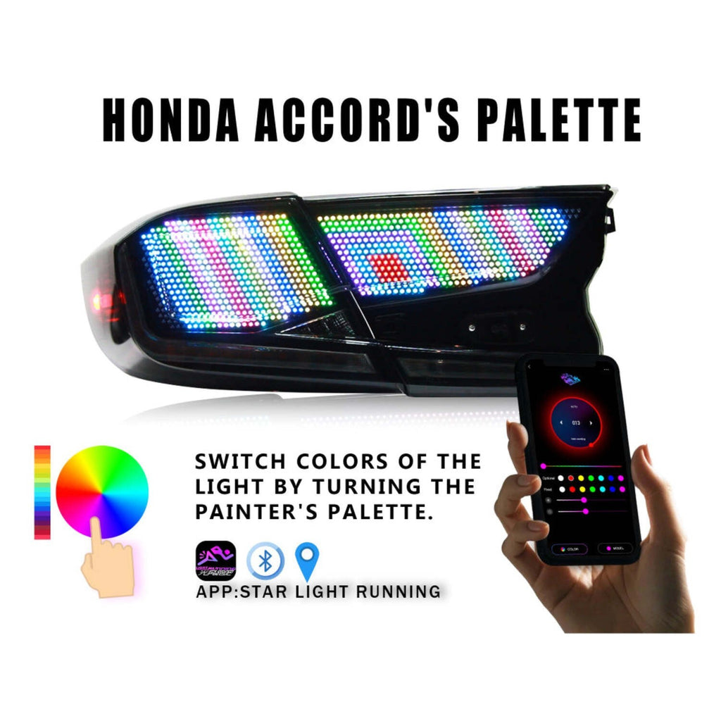 Honda Accord 10th Gen Sedan Galaxy LED Tail Lights
