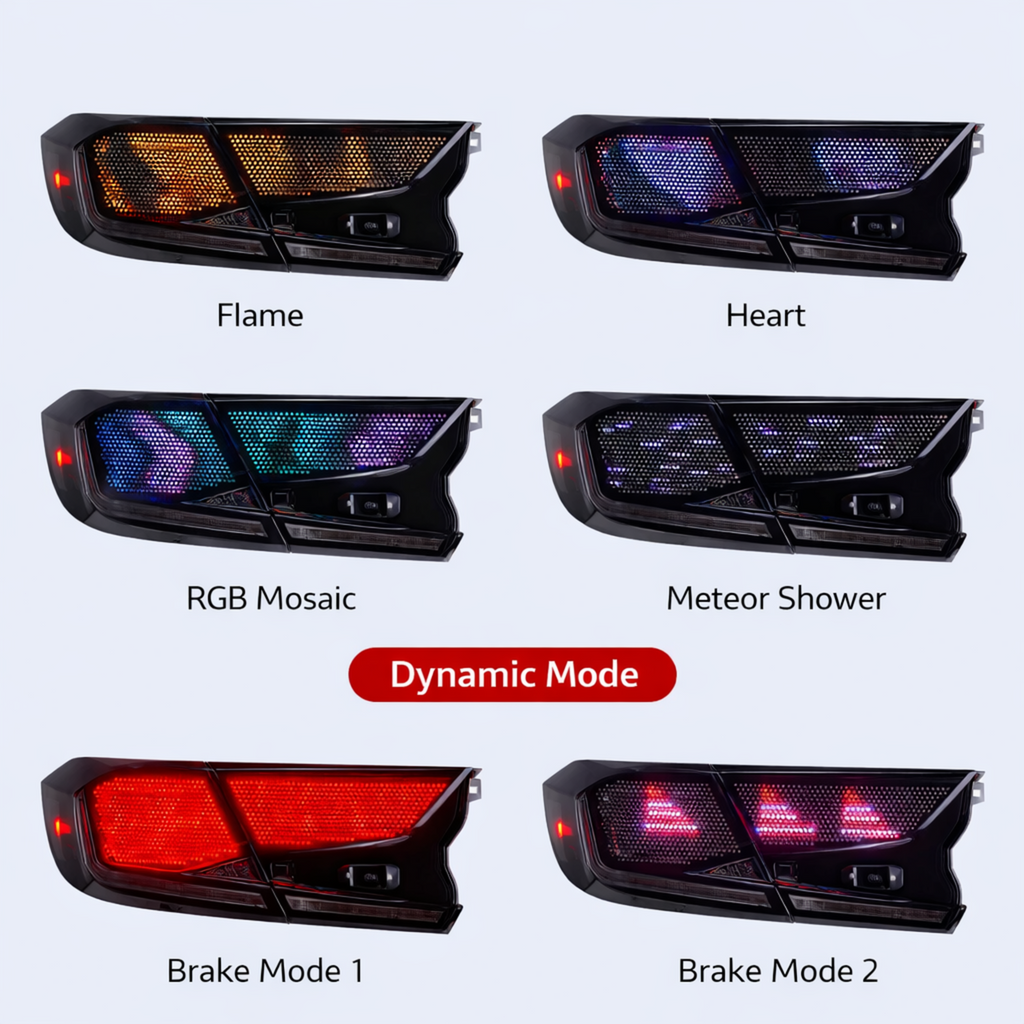 Honda Accord 10th Gen Sedan Galaxy LED Tail Lights